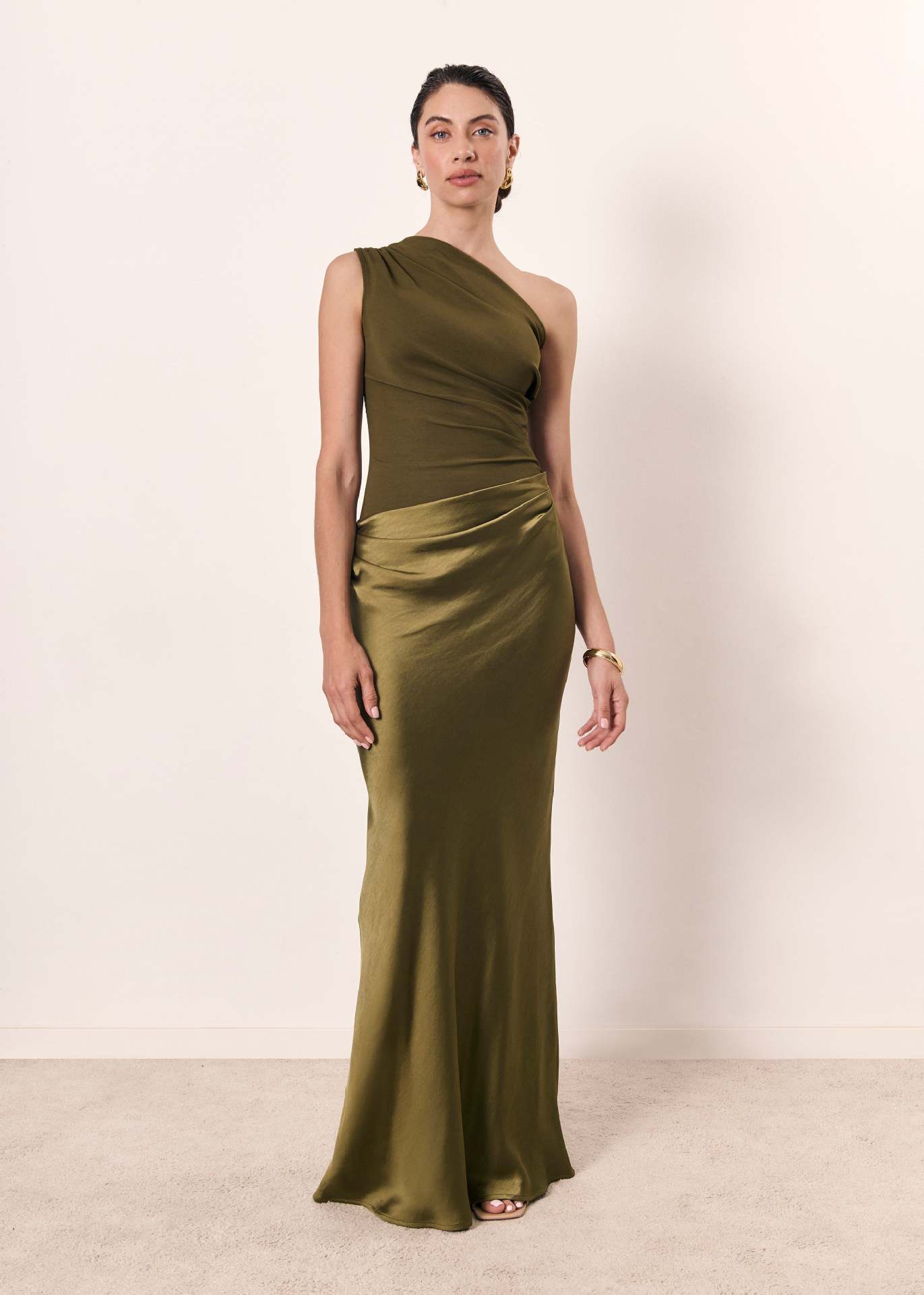 Maya Women's Maxi Dress | Elegant One-Shoulder Design for Formal Events 3