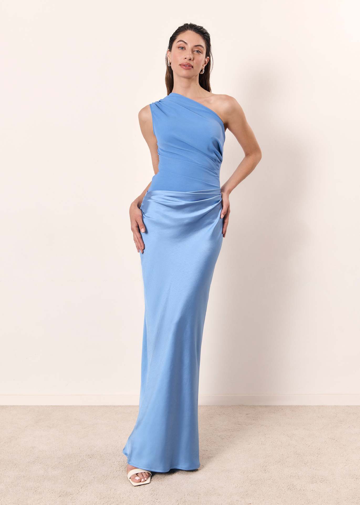 Maya Women's Maxi Dress | Elegant One-Shoulder Design for Formal Events 6