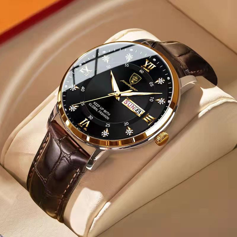 Milo Montre Homme | Acier Inoxydable, Lumineuse et Étanche 0