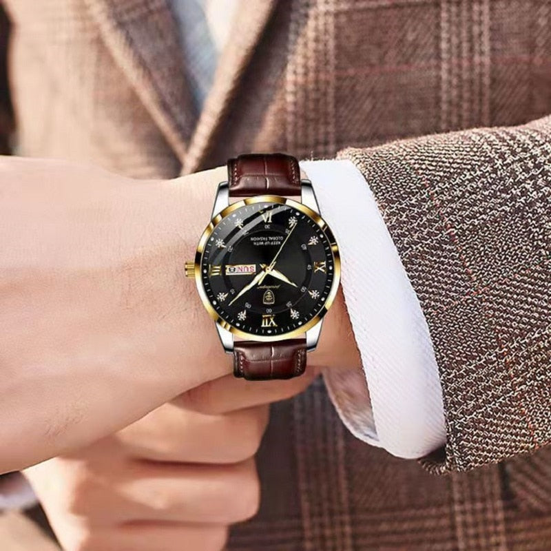 Milo Montre Homme | Acier Inoxydable, Lumineuse et Étanche 1