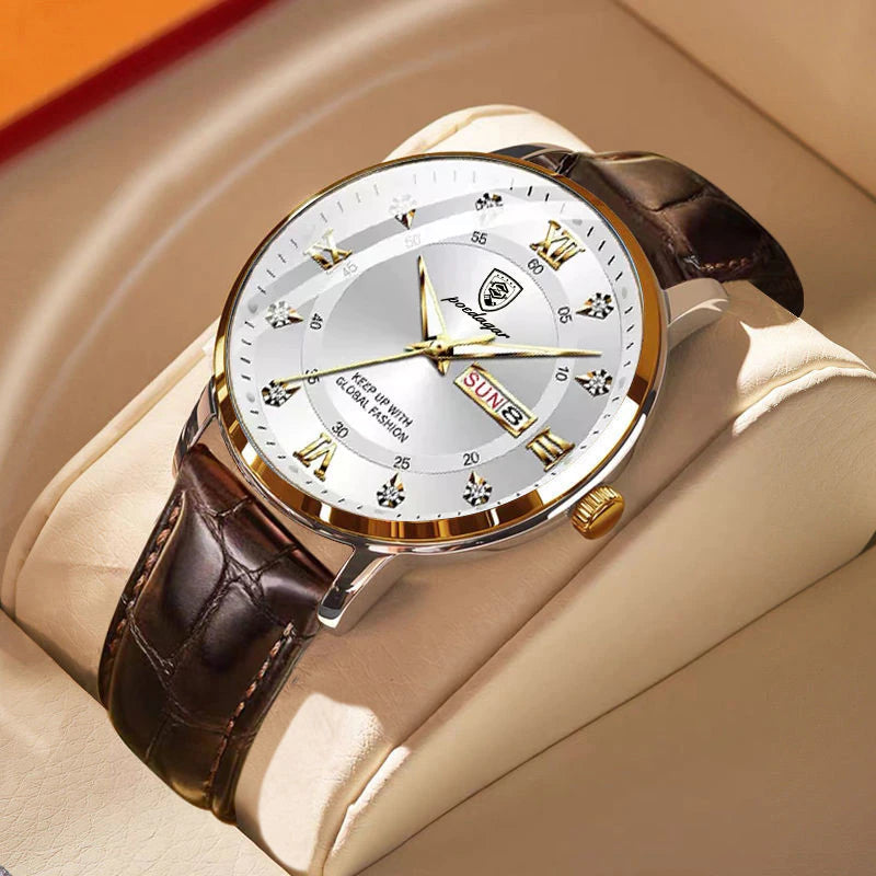 Milo Montre Homme | Acier Inoxydable, Lumineuse et Étanche 2