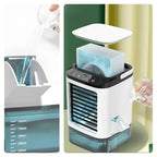 Mini Evaporative Air Cooler with Mist Fan & Touch Control 2