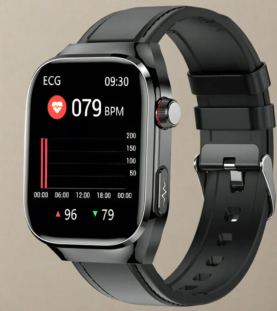 Mira Health Watch | ECG, Glycémie, Écran AMOLED 2,04 0