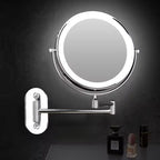 Miroir LumiAura | Miroir de Maquillage Lumineux avec Grossissement 3x et Éclairage Réglable 3