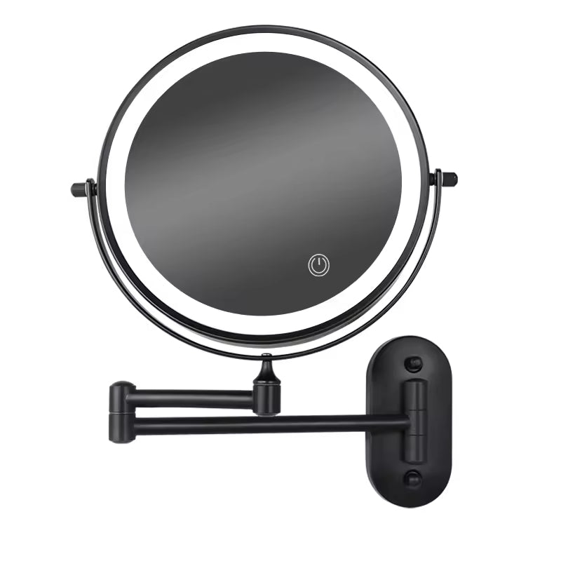 Miroir LumiAura | Miroir de Maquillage Lumineux avec Grossissement 3x et Éclairage Réglable 4