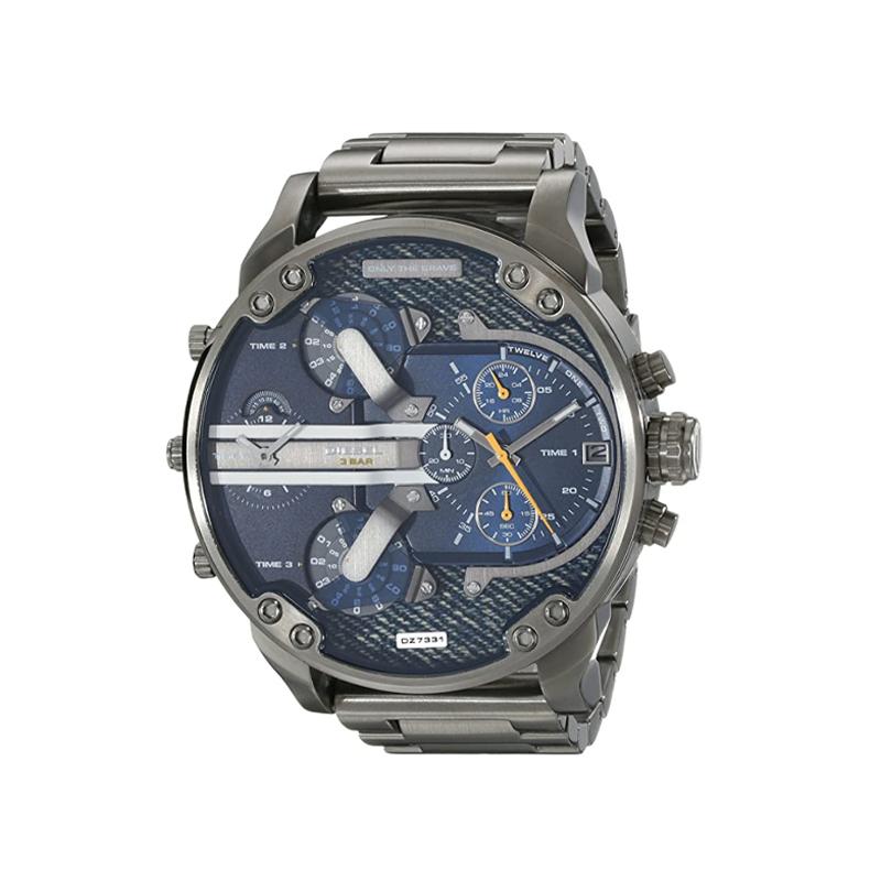 Mirox Montre Chronographe | Acier Inoxydable, Résistante à l'Eau 10m 13