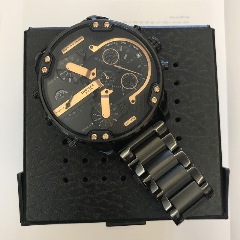 Mirox Montre Chronographe | Acier Inoxydable, Résistante à l'Eau 10m 2
