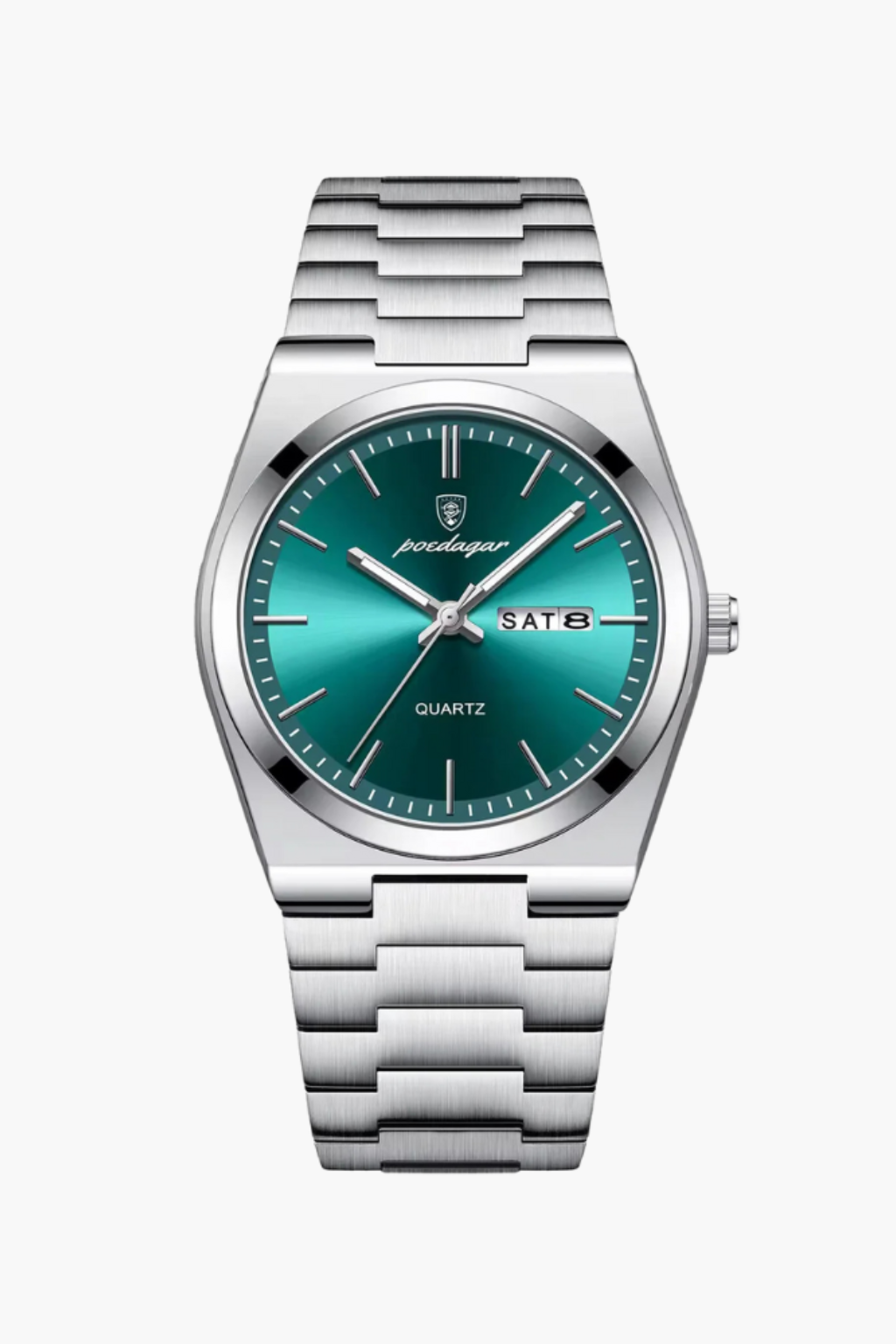 Montre Homme Alexis | Acier Inoxydable, Cadran Noir ou Blanc Argenté 0
