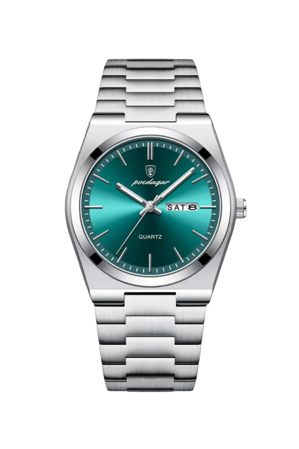Montre Homme Alexis | Acier Inoxydable, Cadran Noir ou Blanc Argenté 1
