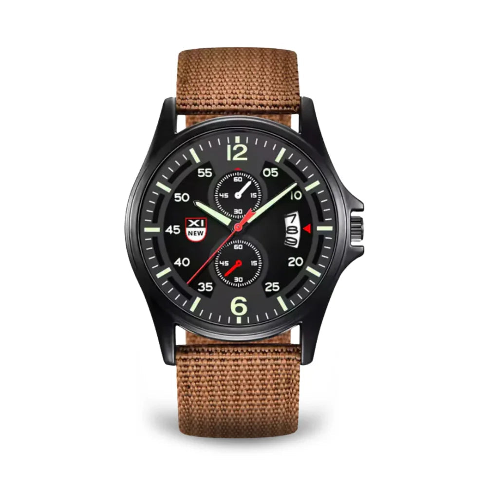 Montre Homme Marc | Quartz Précis, Bracelet Nylon Durable 12