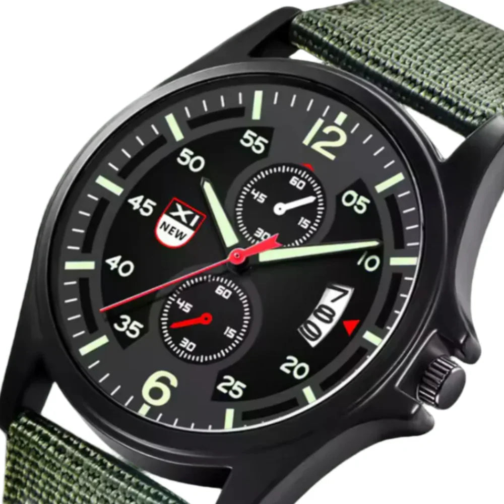 Montre Homme Marc | Quartz Précis, Bracelet Nylon Durable 2