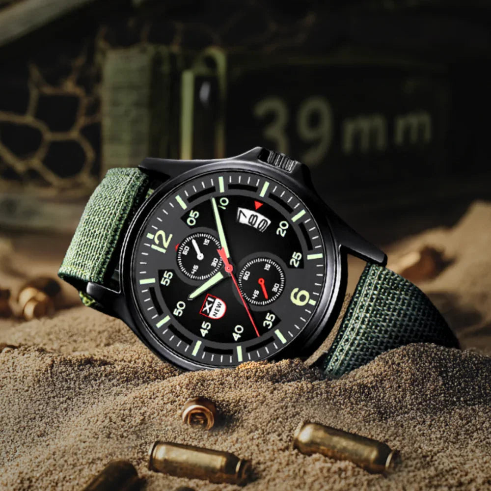 Montre Homme Marc | Quartz Précis, Bracelet Nylon Durable 4