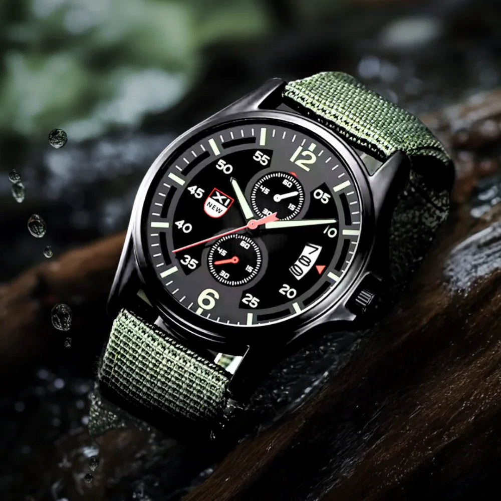 Montre Homme Marc | Quartz Précis, Bracelet Nylon Durable 6