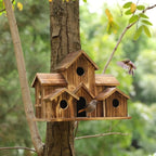 Nichoir Oiseau en Bois | Design Naturel, Résistant aux Intempéries 4