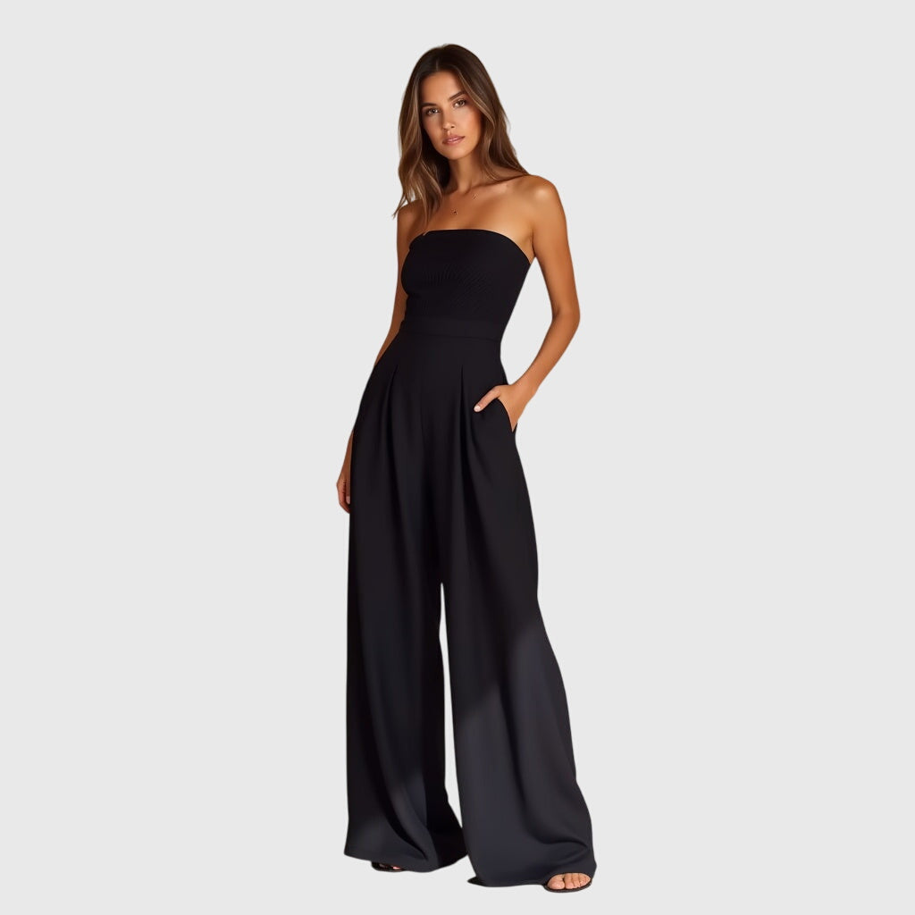 Nora Women's Jumpsuit | Elegant Strapless Design 3