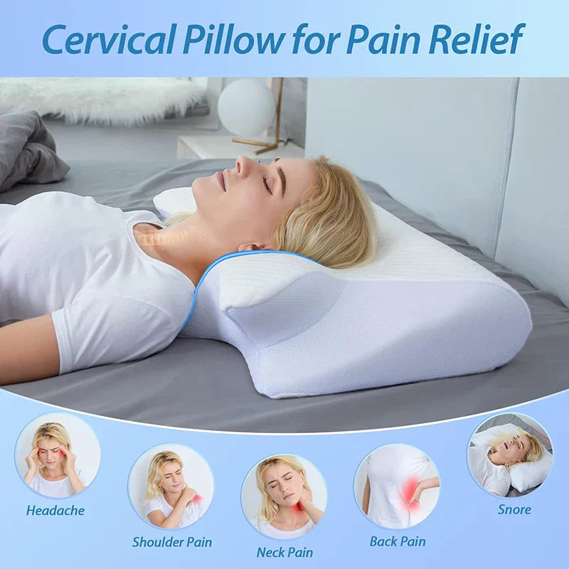 Olivier Oreiller Ergonomique Cervical | Mousse à Mémoire 2 en 1, Soutien Optimal 5