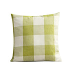 Olivier Taie d'Oreiller | Motif Carreaux Automnal, Doux en Coton-Polyester 0