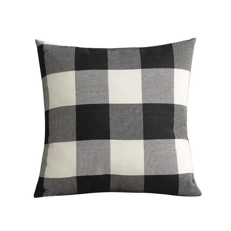 Olivier Taie d'Oreiller | Motif Carreaux Automnal, Doux en Coton-Polyester 2