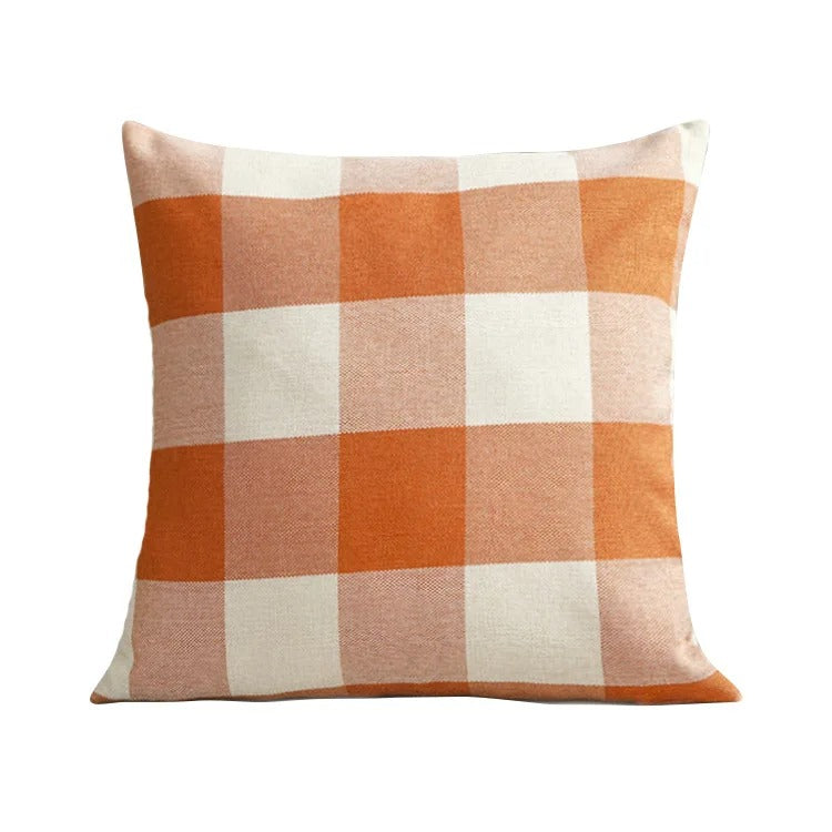 Olivier Taie d'Oreiller | Motif Carreaux Automnal, Doux en Coton-Polyester 8