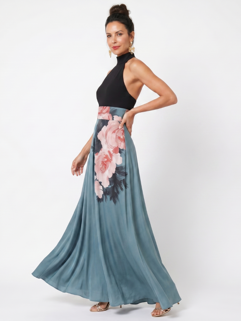 Oriana Women's Maxi Dress | Floral Print, Elegant Summer Formal Dress 1
