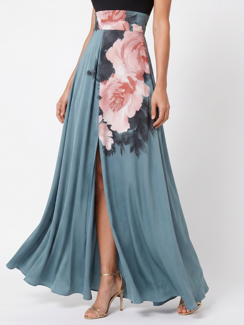 Oriana Women's Maxi Dress | Floral Print, Elegant Summer Formal Dress 2