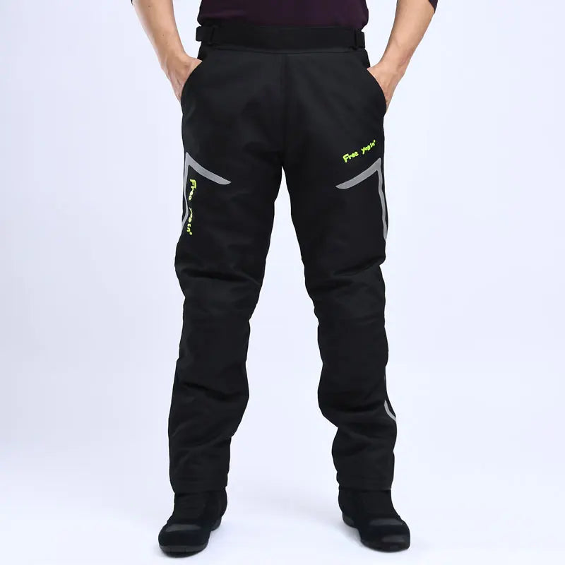 Pantalon Moto Homme | Tissu Oxford, Coupe-Vent, Protections Amovibles 0