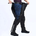 Pantalon Moto Homme | Tissu Oxford, Coupe-Vent, Protections Amovibles 1
