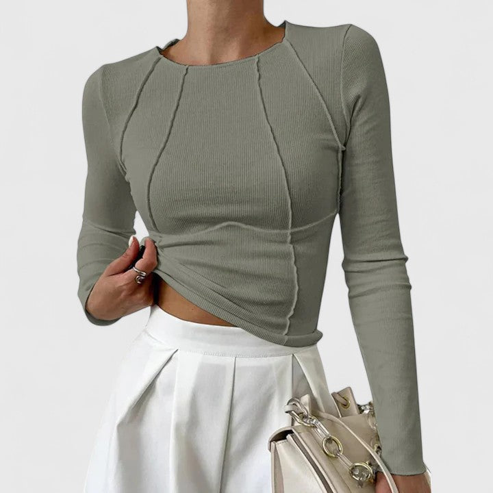 R Stylish Women's Long Sleeve Top | Chic Design, Comfortable Fit 4