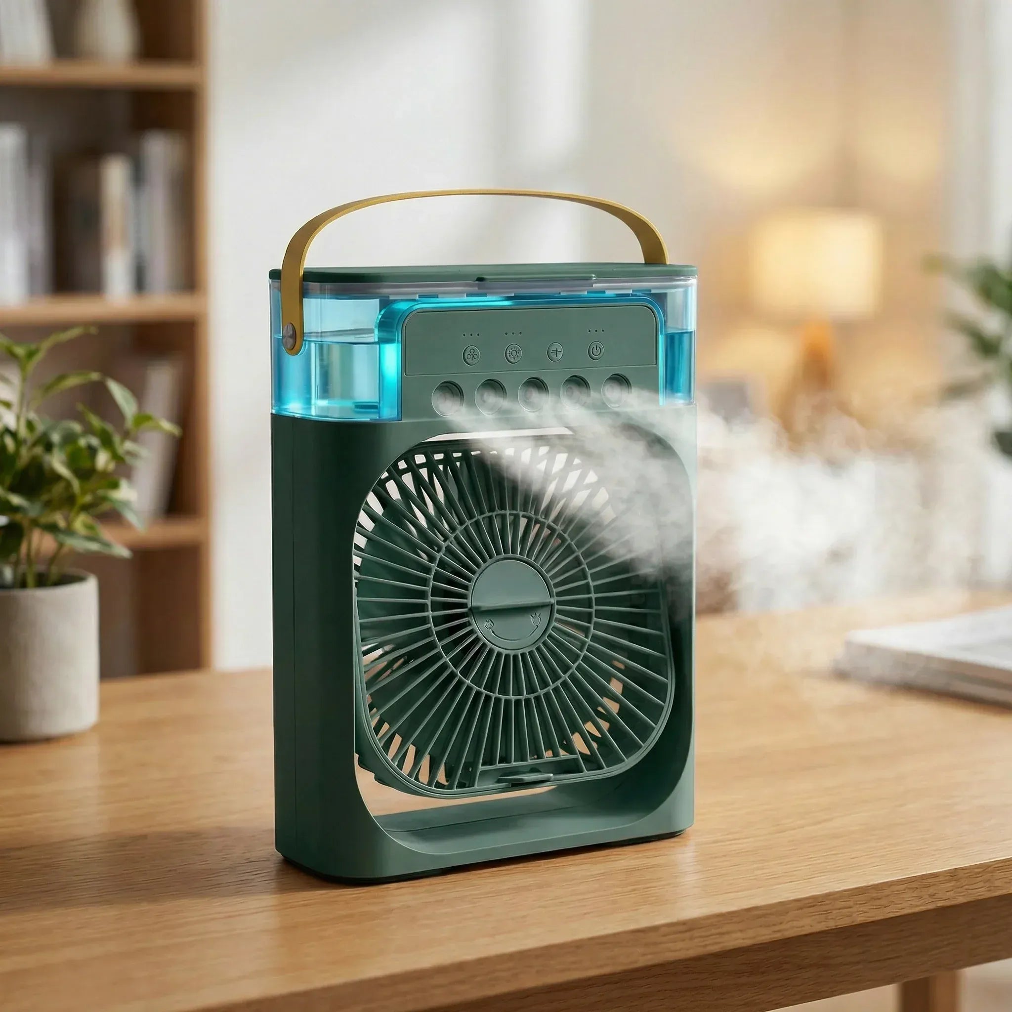 Rafraîchisseur d'Air Silencieux 3-en-1 | Portable, USB, Efficace 1