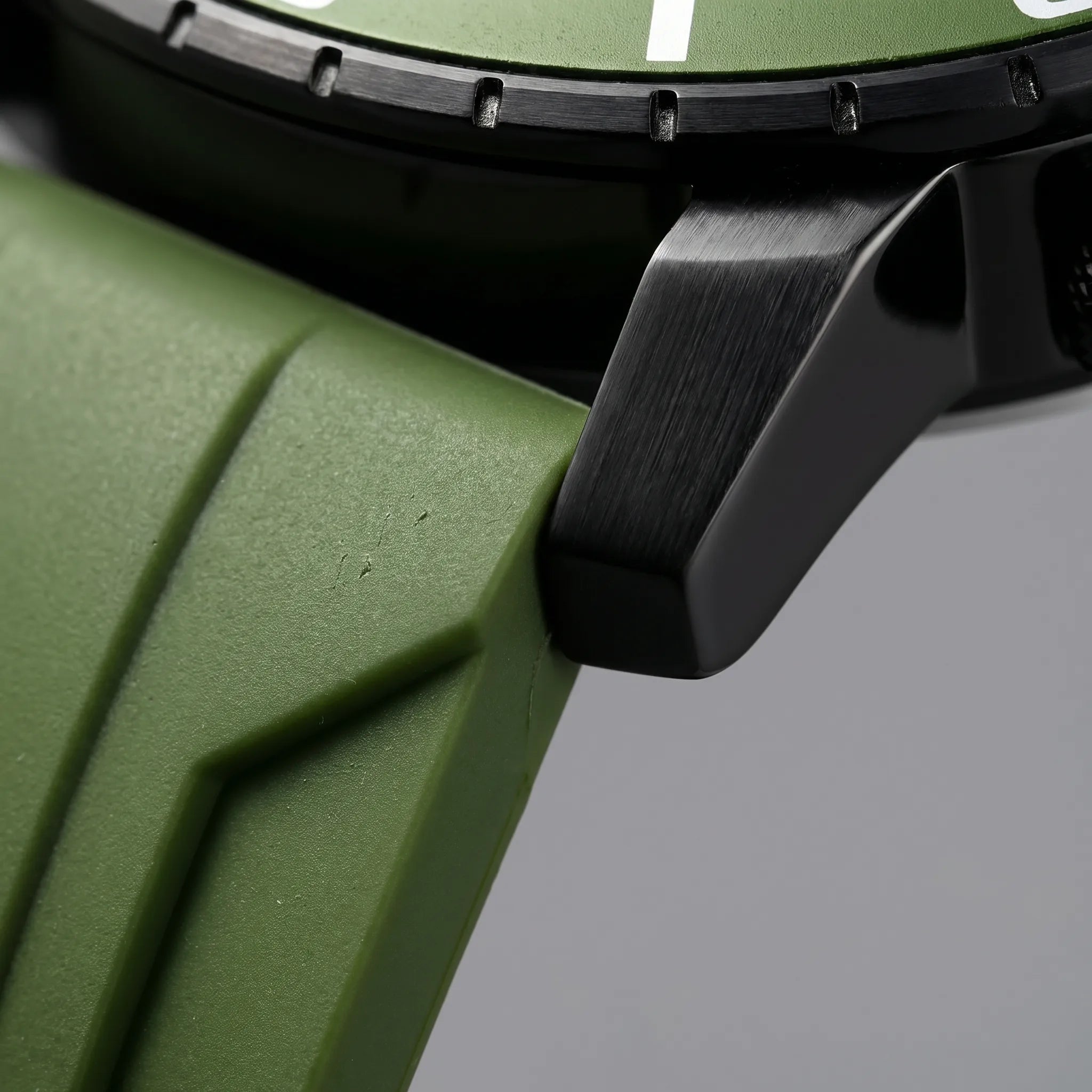 Romain Montre Chronographe Homme | Bracelet Silicone Vert Sportif 4