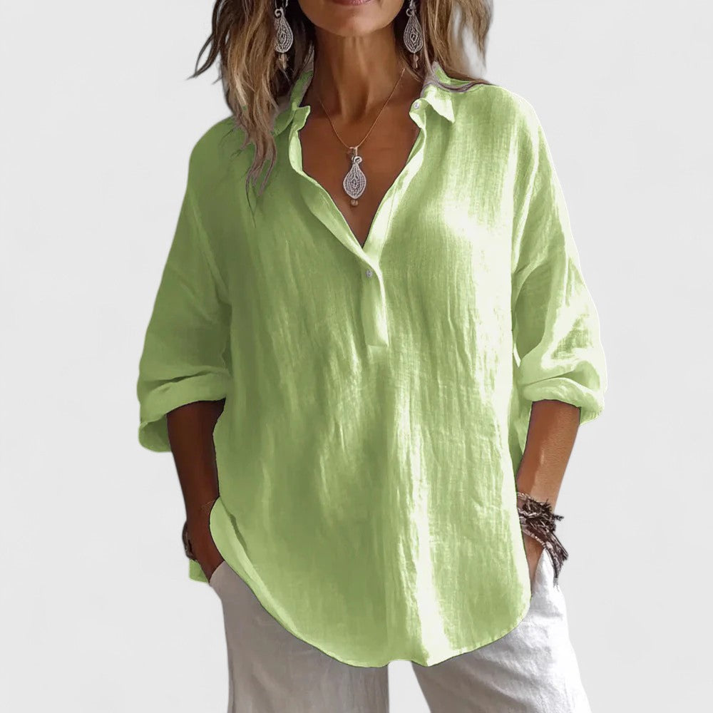 Roxanna Women's Blouse | Breathable Fabric, Relaxed Fit Summer Top 2