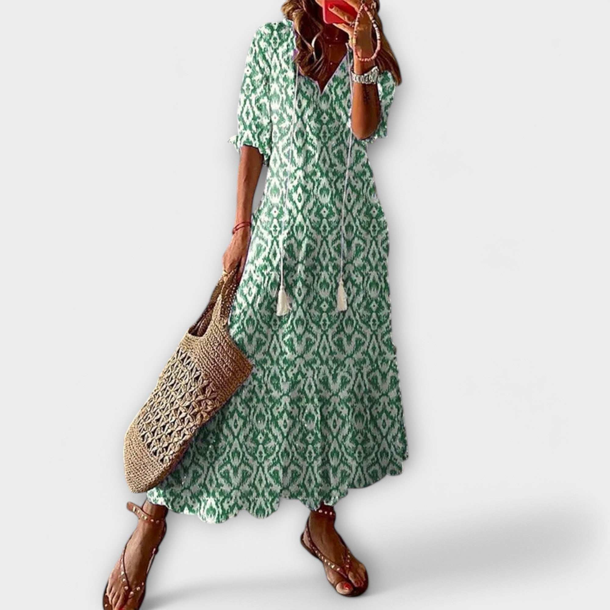 Savannah Women's Maxi Dress | Bohemian Style 2