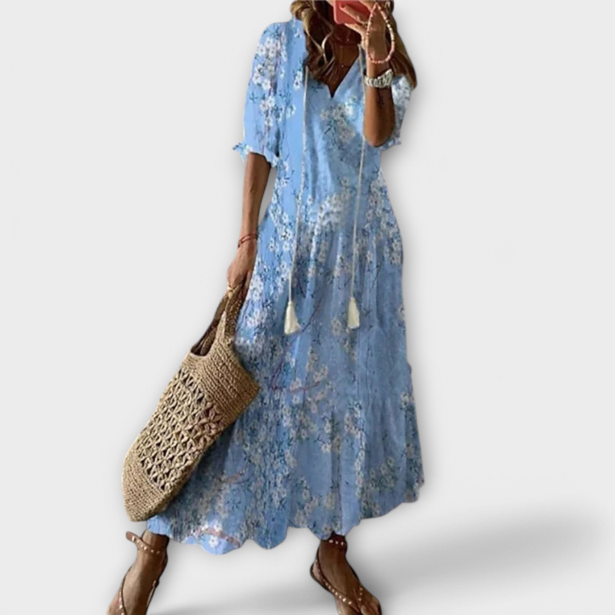 Savannah Women's Maxi Dress | Bohemian Style 3