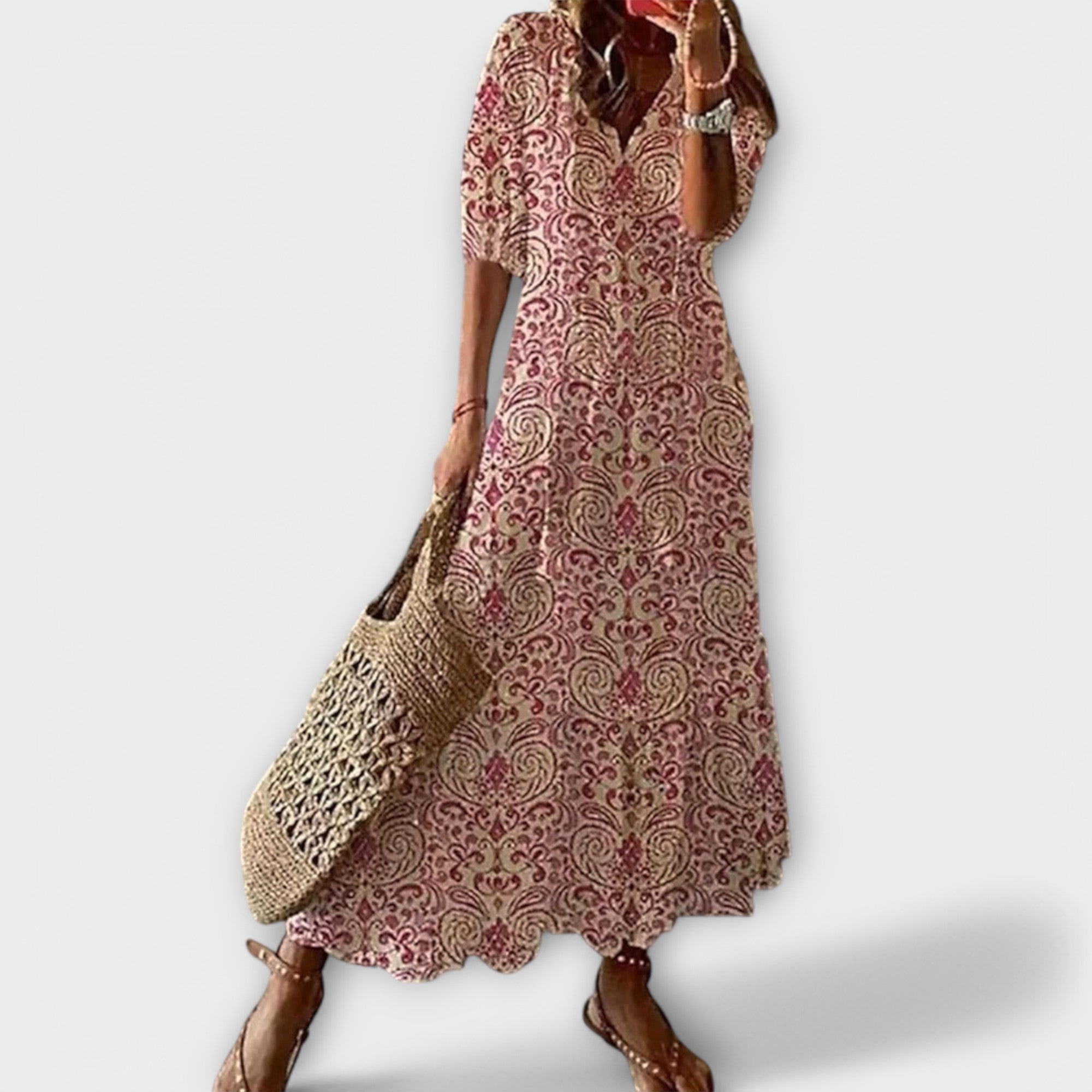 Savannah Women's Maxi Dress | Bohemian Style 4