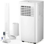 Climatiseur portable de 10 000 BTU avec télécommande et mode veille