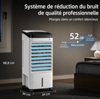 Climatiseur portable de 10 000 BTU avec télécommande et mode veille