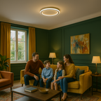 Sélène Plafonnier Moderne | Design Scandinave, Intensité Variable 5
