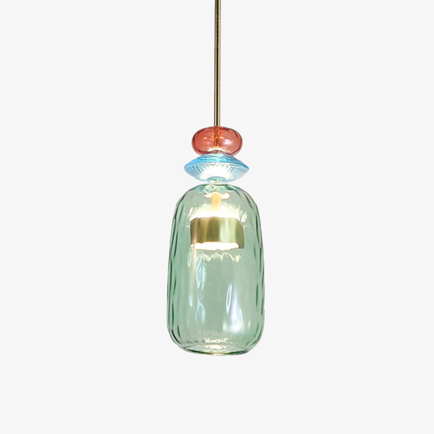 Sérina Suspension Lumineuse | Verre Coloré, LED Économe 10