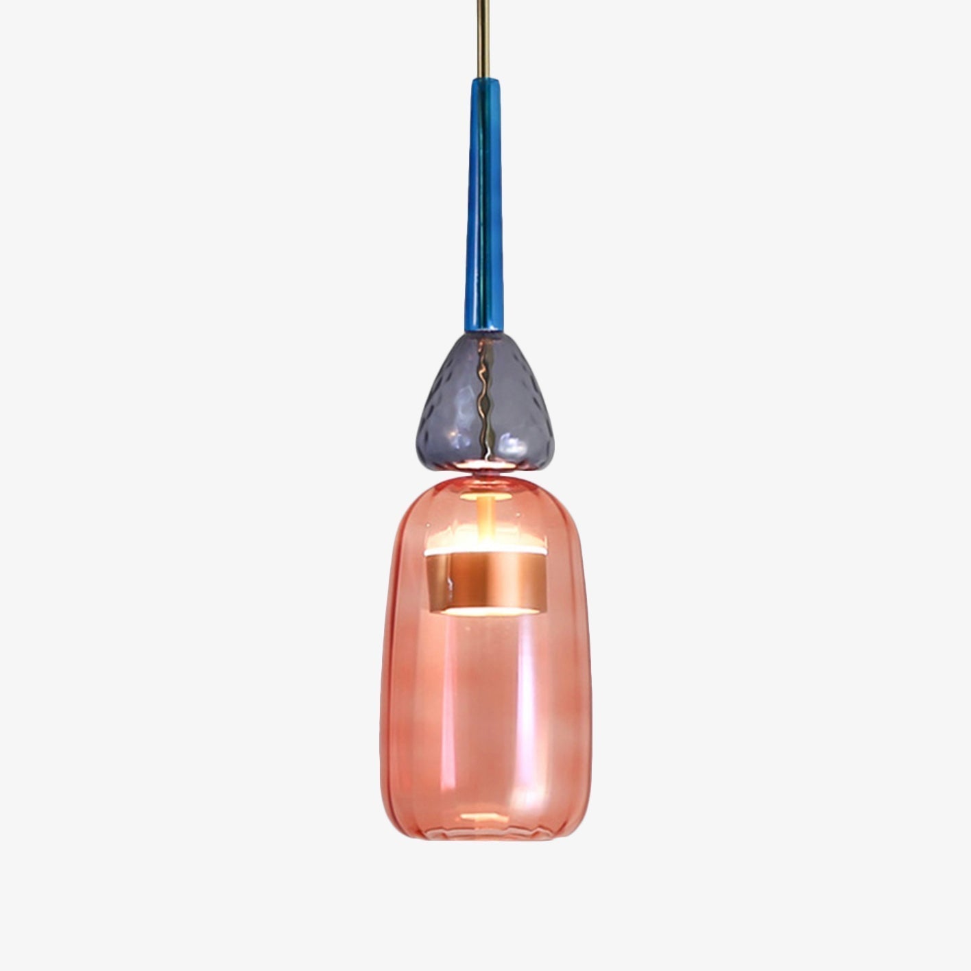 Sérina Suspension Lumineuse | Verre Coloré, LED Économe 7