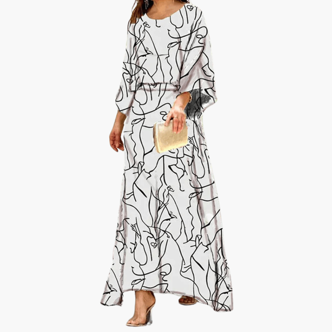 Shimmer Women's Maxi Dress | Unique Print Design, Elegant and Comfortable 3