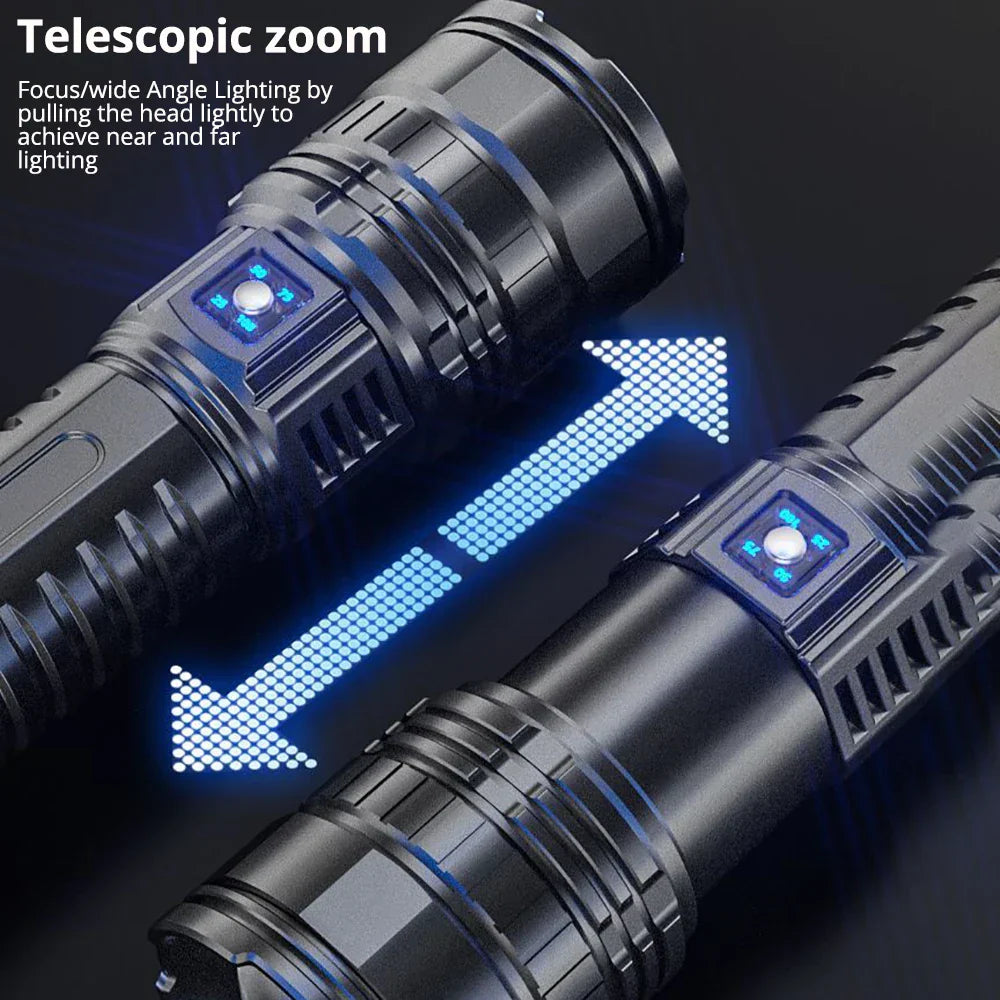Sirius Lampe Torche Rechargeable | 10 000 Lumens LED Puissante, Étanche 2