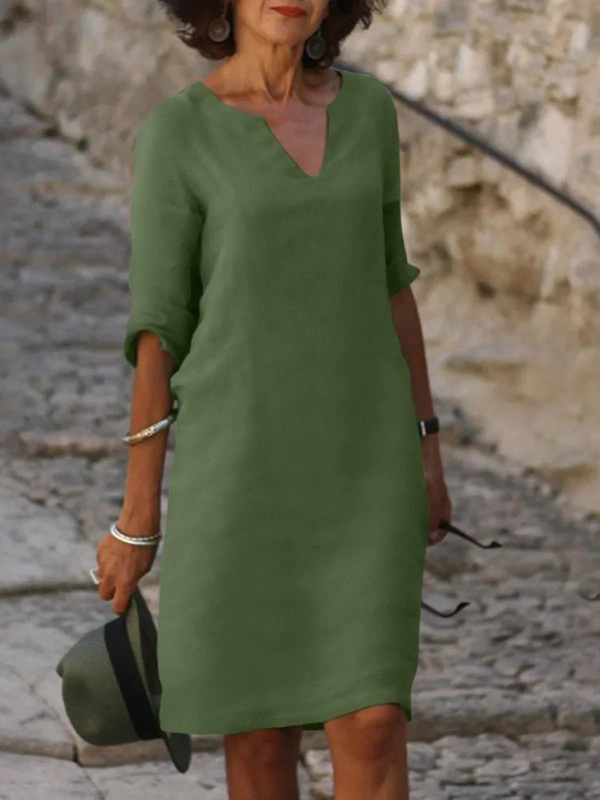 Skylar Women's Dress | V-Neck, Flattering Fit, Elegant 2