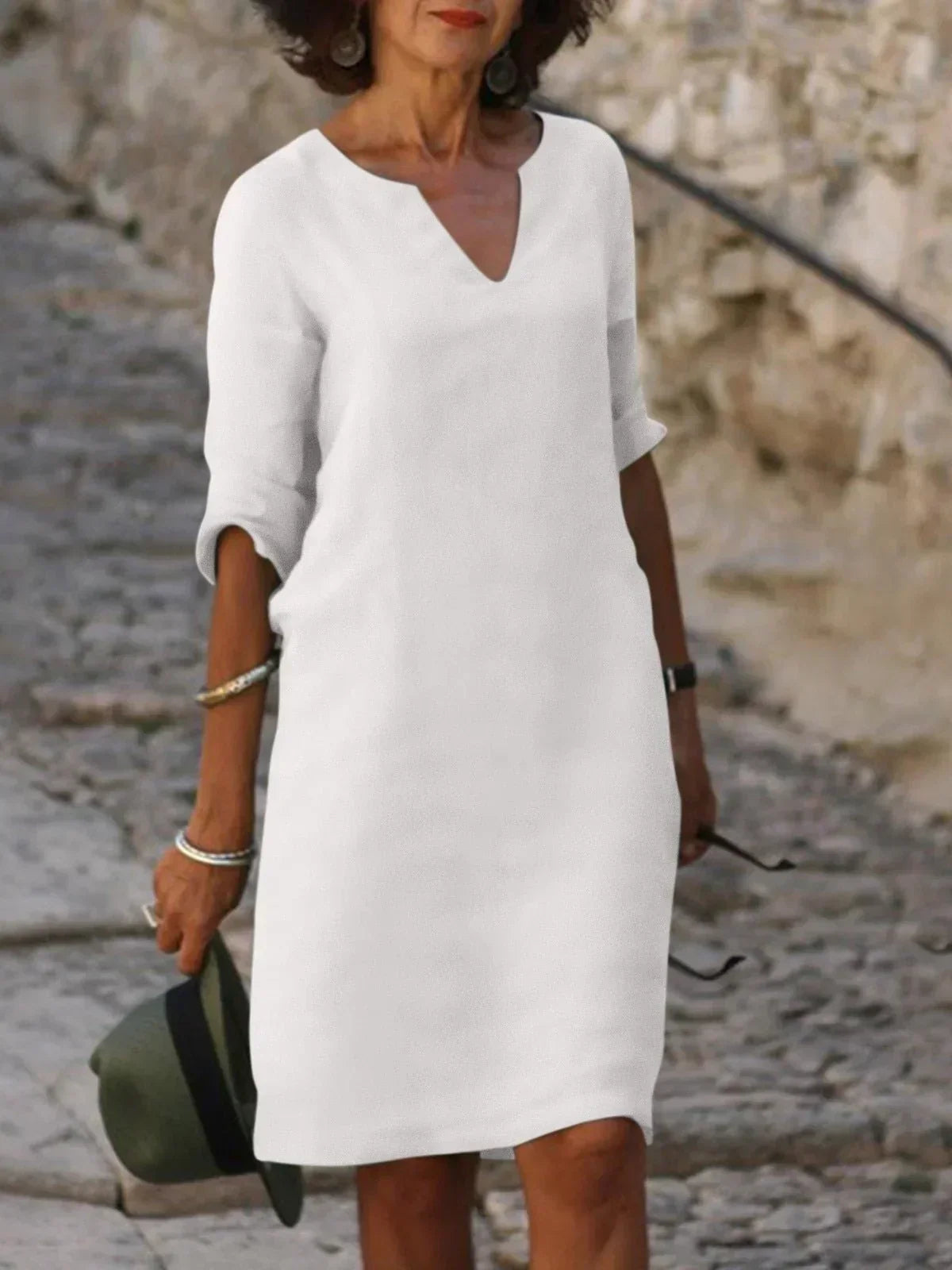 Skylar Women's Dress | V-Neck, Flattering Fit, Elegant 6