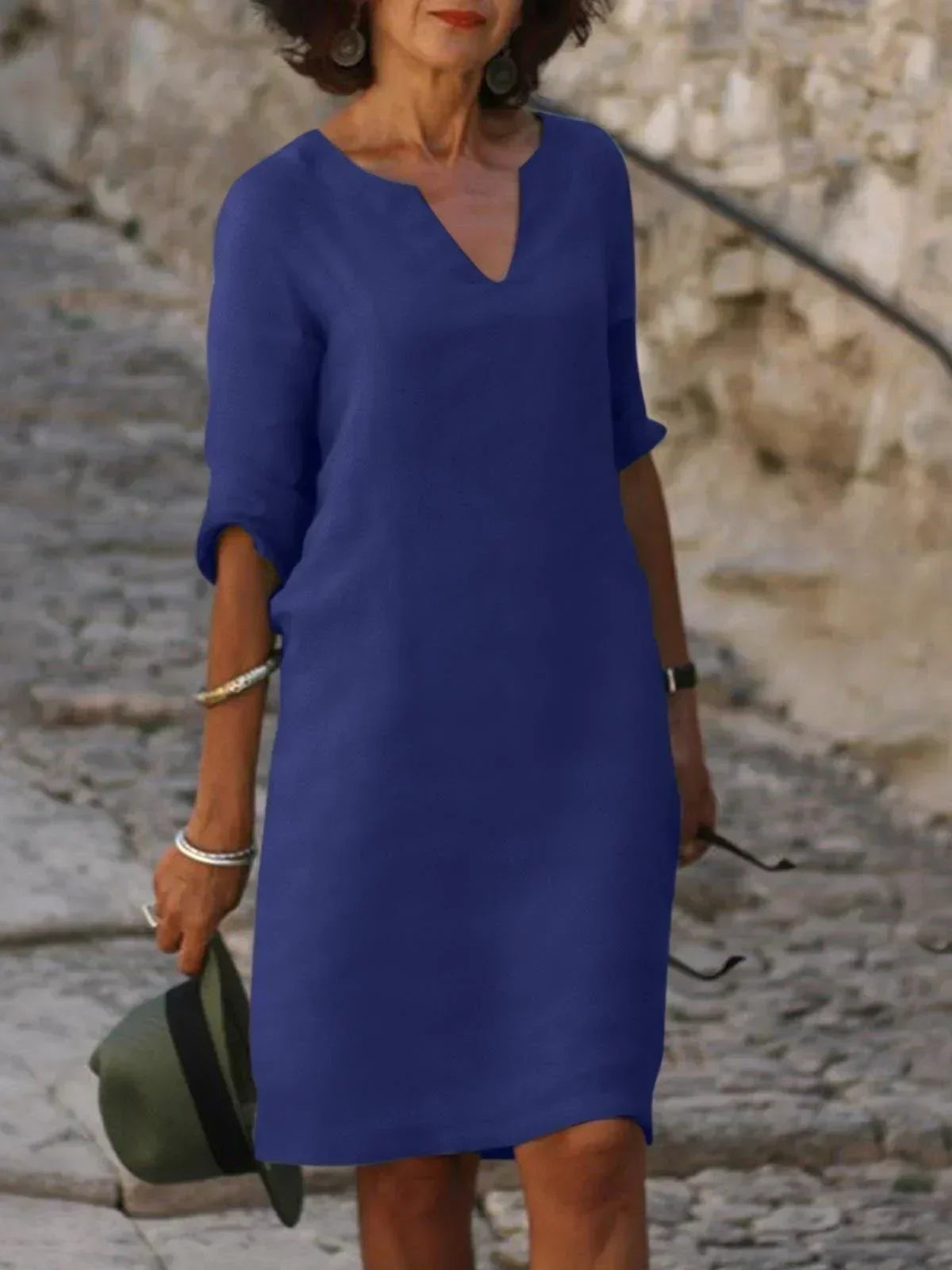 Skylar Women's Dress | V-Neck, Flattering Fit, Elegant 8