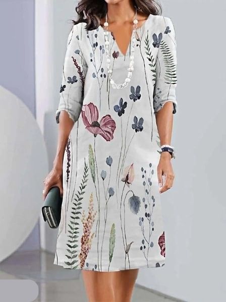Stephanie Women's Dress | Floral Print, Lightweight Summer Tunic 1