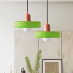 Stilo Suspension Lumineuse | Verre Coloré Style Bauhaus 14
