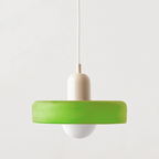 Stilo Suspension Lumineuse | Verre Coloré Style Bauhaus 18