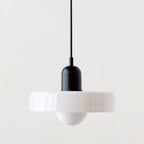 Stilo Suspension Lumineuse | Verre Coloré Style Bauhaus 22