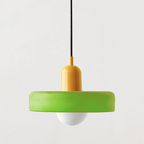 Stilo Suspension Lumineuse | Verre Coloré Style Bauhaus 28