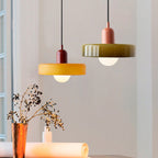 Stilo Suspension Lumineuse | Verre Coloré Style Bauhaus 5